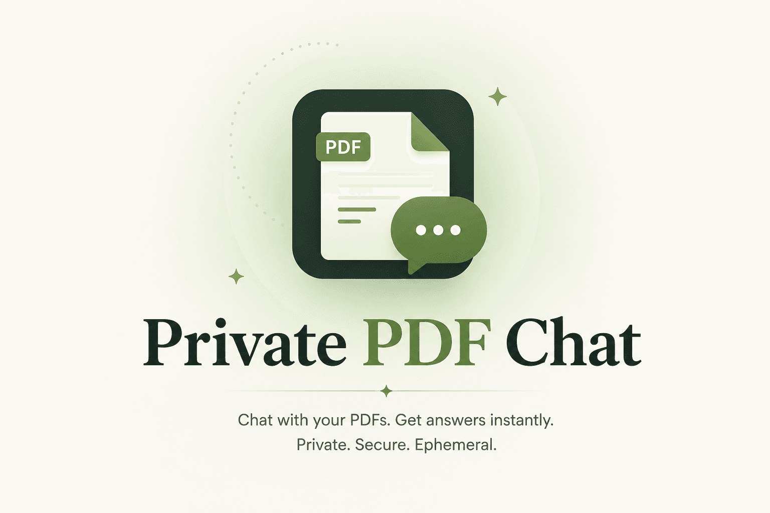 PDF Chat application screenshot