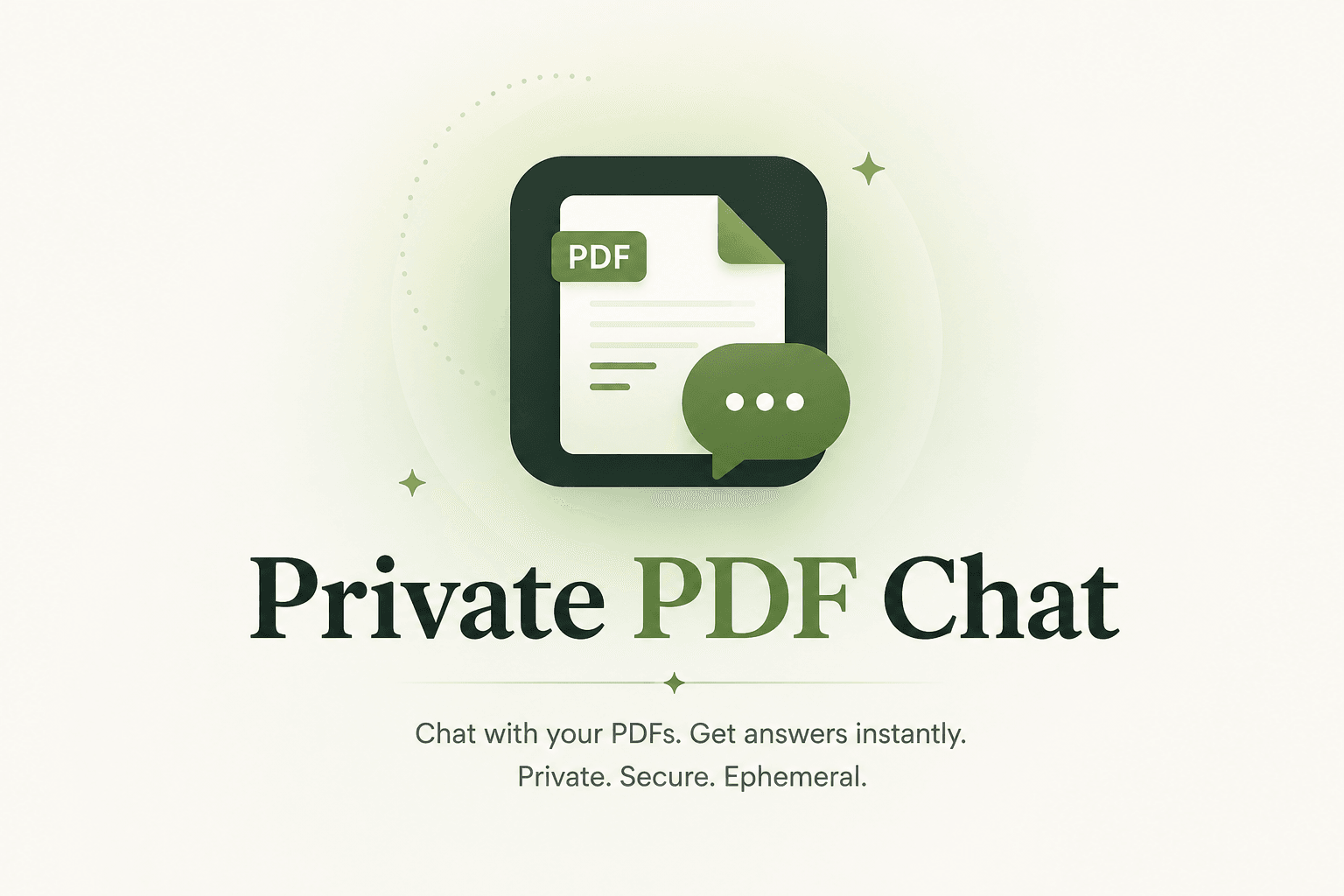 PDF Chat application screenshot